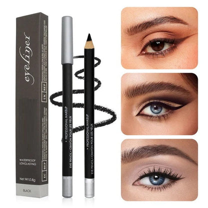💗 3er Set Holz Eyeliner Stifte ✨ Wasserfester langanhaltender Augenstift in mehreren Farben für präzises Augen Make-up