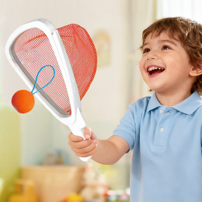 Tragbares Hüpfball- und Schlägerset für Kinder
