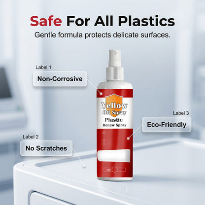 ✨ LIMITED-TIME 50% RABATT! ✨ Plastic Renew Anti-Gelb-Spray – Beseitigt Vergilbungen, Wiederherstellung ✨