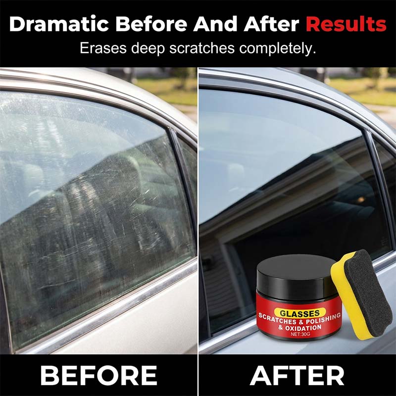 ⏳🏆LETZTER TAG DES AUSVERKAUFS: € 7.99!!🚗Polier- und Reparaturpaste für Glaskratzer