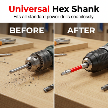 Universelle 1/4“-Aufnahme Pagoden-Sechskant-Bits