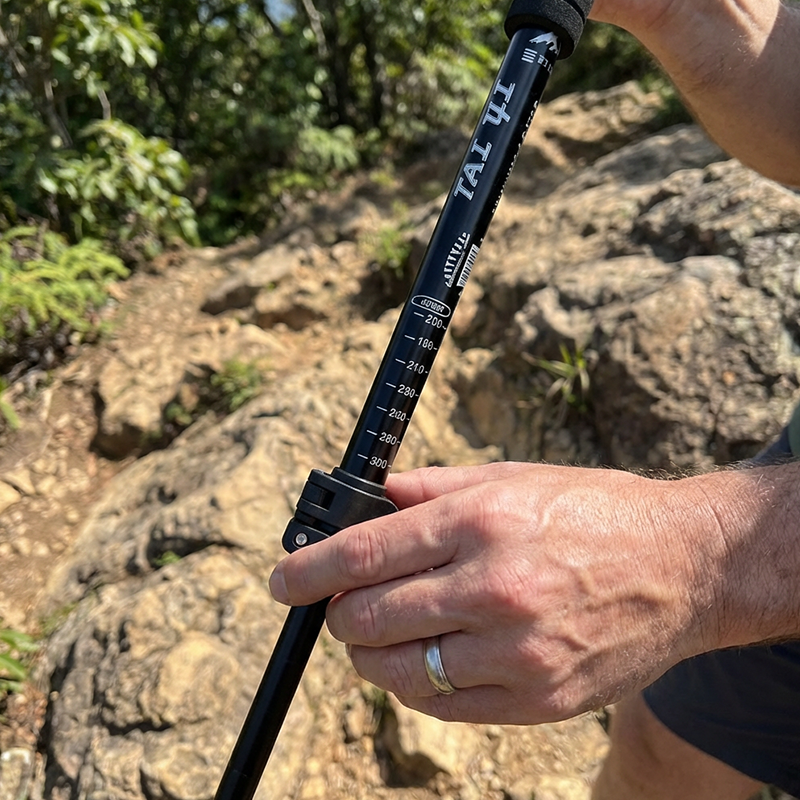 Verstellbarer Trekkingstock aus Aluminiumlegierung 🏔️ Leicht & Stabil für Wandern und Outdoor