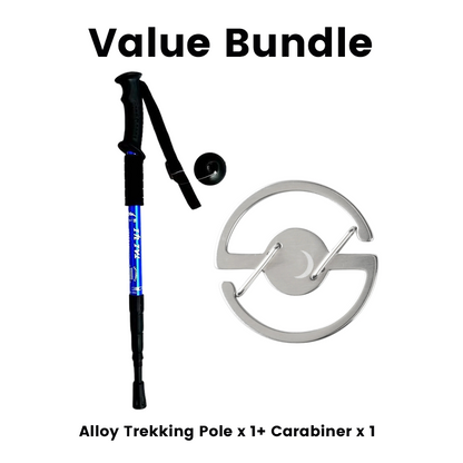 Verstellbarer Trekkingstock aus Aluminiumlegierung 🏔️ Leicht & Stabil für Wandern und Outdoor