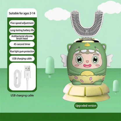Automatische elektrische Zahnbürste für Kinder in Form von