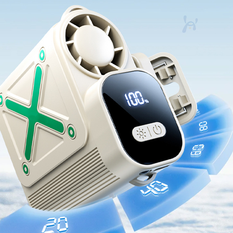 Multifunktionaler Mini-Ventilator für Sonnenschirme, Schreibtische und den Außenbereich