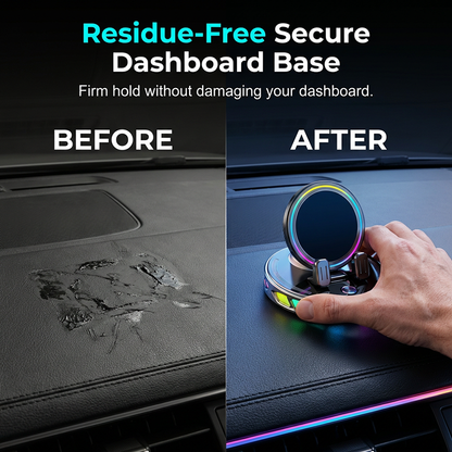 📱 RGB-Autohalterung für das Handy ✅ Automatische Befestigung & kabelloses Laden | Sicheres Fahren mit einer Hand 🚗