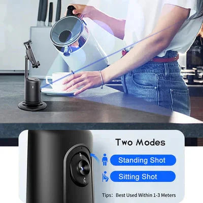 Weihnachtsgeschenk 360° Rotation Smart Auto Face Object Tracking Halterung