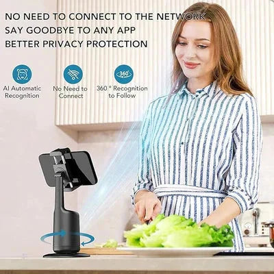 Weihnachtsgeschenk 360° Rotation Smart Auto Face Object Tracking Halterung