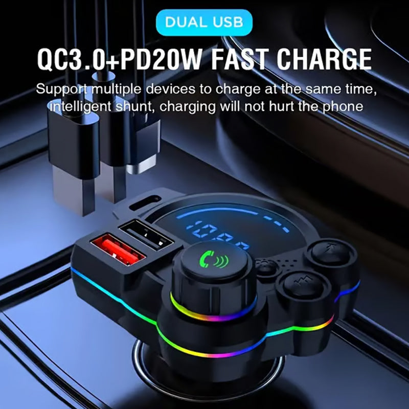 🚗 Bluetooth 5.0 FM-Transmitter