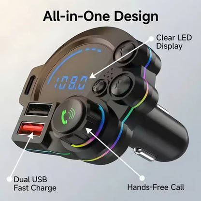 🚗 Bluetooth 5.0 FM-Transmitter