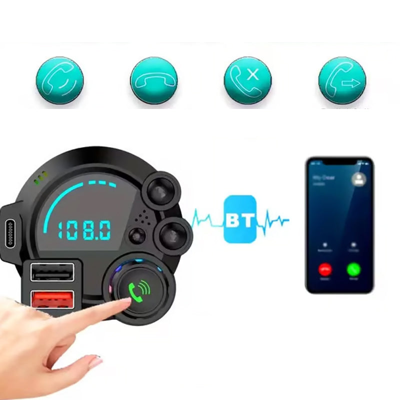 🚗 Bluetooth 5.0 FM-Transmitter