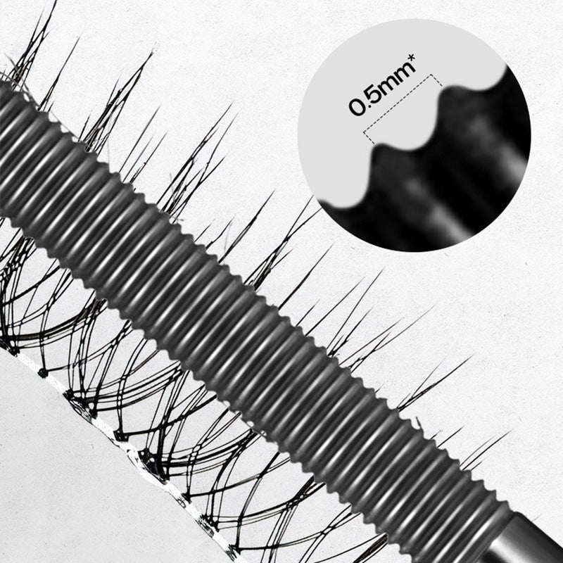 ✨3D Mascara mit Metallbürste für schwungvolle Wimpern - Wasserfest & langanhaltend
