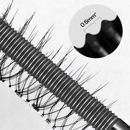 ✨3D Mascara mit Metallbürste für schwungvolle Wimpern - Wasserfest & langanhaltend