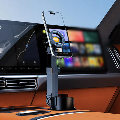 Auto-Getränkehalter-Telefonhalterung – 360° verstellbar, starker N52-Magnet, Einhandbedienung, passend für alle Telefone, stabile Magnet- und Klemmmodelle für sicheres Fahren