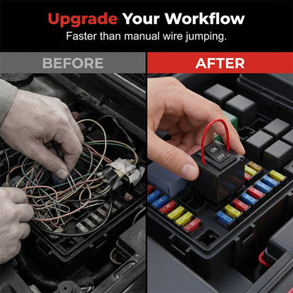 Relaisprüfer- und Überbrückungsset für Fahrzeuge