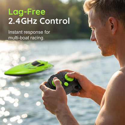 🎮 🚢 HALBER PREIS! 2,4G Hochgeschwindigkeits-RC-Rennboot mit Doppelmotoren 🌊 ⚡ – 50 % RABATT (Angebot des Tages)