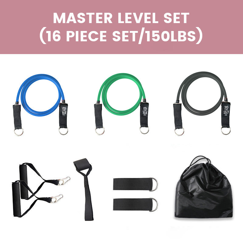 💪 Fitness-Widerstandsbänder Set 🏋️ Für Krafttraining, Dehnung & Ganzkörpertraining