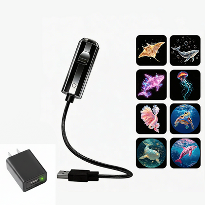 Plug-and-Play-HD-Projektor „Galaxy & Ocean“ als Nachtlicht🥳Über 50.000 zufriedene Nutzer