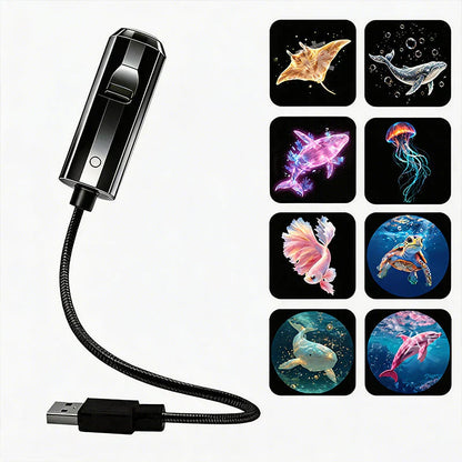 Plug-and-Play-HD-Projektor „Galaxy & Ocean“ als Nachtlicht🥳Über 50.000 zufriedene Nutzer
