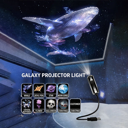 Plug-and-Play-HD-Projektor „Galaxy & Ocean“ als Nachtlicht🥳Über 50.000 zufriedene Nutzer
