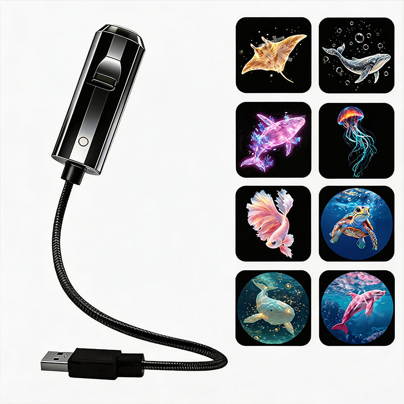 Plug-and-Play-HD-Projektor „Galaxy & Ocean“ als Nachtlicht🥳Über 50.000 zufriedene Nutzer