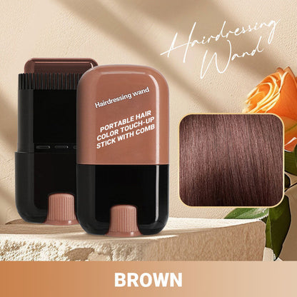🔥Heißer Sale: 50 % Rabatt🔥✨ Tragbarer Haarfarben-Auffrischungsstift mit integriertem Kamm – schnelle und einfache Abdeckung!