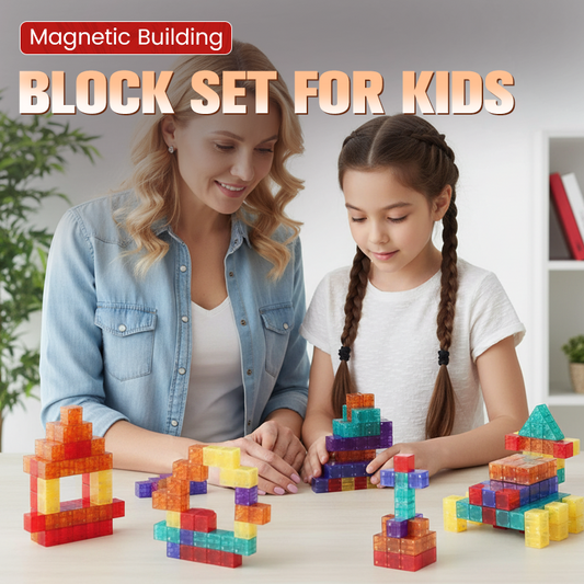 📢📢50 % Rabatt!!🥳🏰Magnetische Bausteine für Kinder – 150-teiliges STEM-Spielzeug ab 3 Jahren 🧲🧠