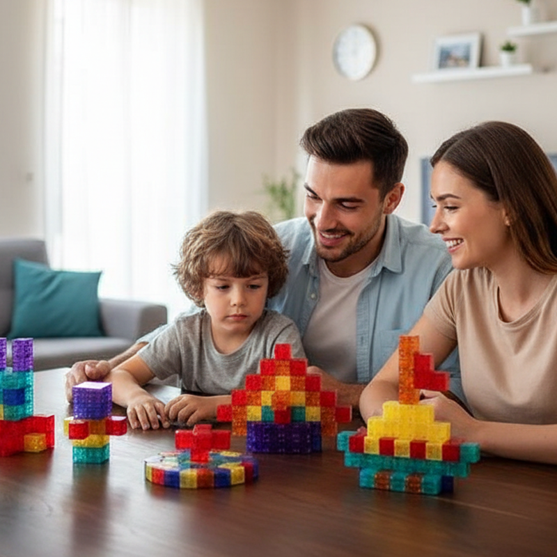 📢📢50 % Rabatt!!🥳🏰Magnetische Bausteine für Kinder – 150-teiliges STEM-Spielzeug ab 3 Jahren 🧲🧠