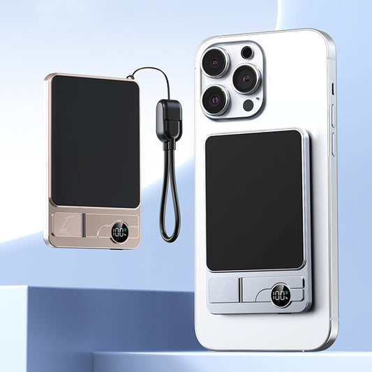🔋 NUR FÜR BEGRENZTE ZEIT: 50 % RABATT! ✨ 3-in-1-Magnet-Ladegerät für unterwegs – kabellos, mit integriertem Ständer, schlank 🍃
