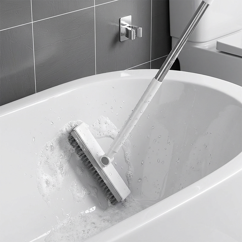 🧽✨ 2-in-1 Fugen- & Eckenbürste mit Abzieher | Reinigungsbürste für Ecken & Fugen🧹