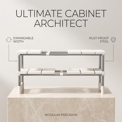 Expandable Under Sink Shelf