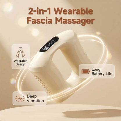 Tragbarer 2-in-1 Faszienring-Massager