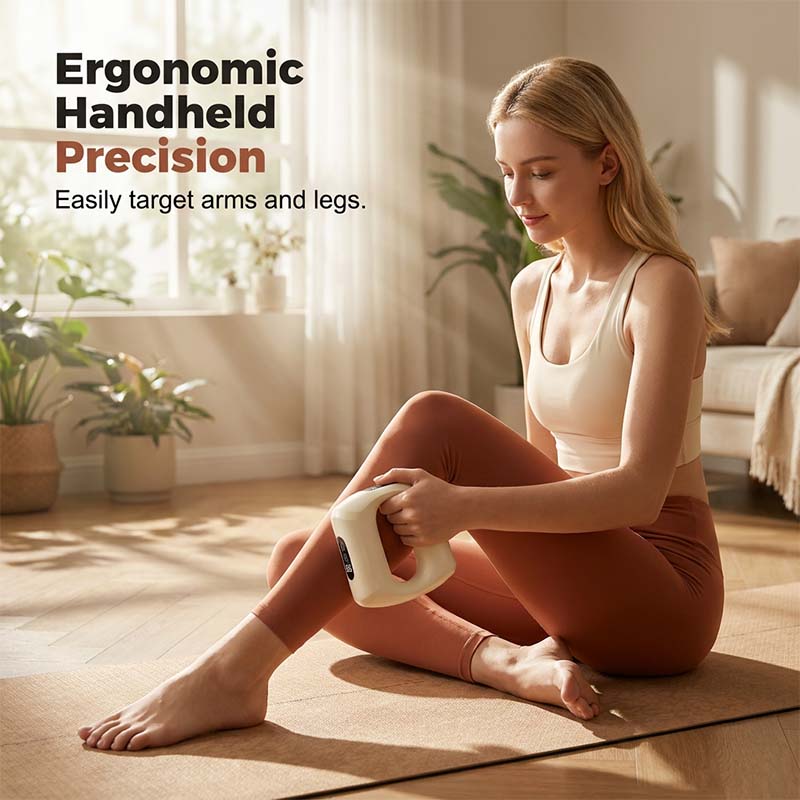 Tragbarer 2-in-1 Faszienring-Massager