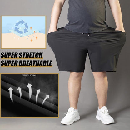 🩳❄️ 50% Rabatt!  Stretch Shorts aus Eisseide – Leicht, Kühl & Elastisch für Sommer & Freizeit