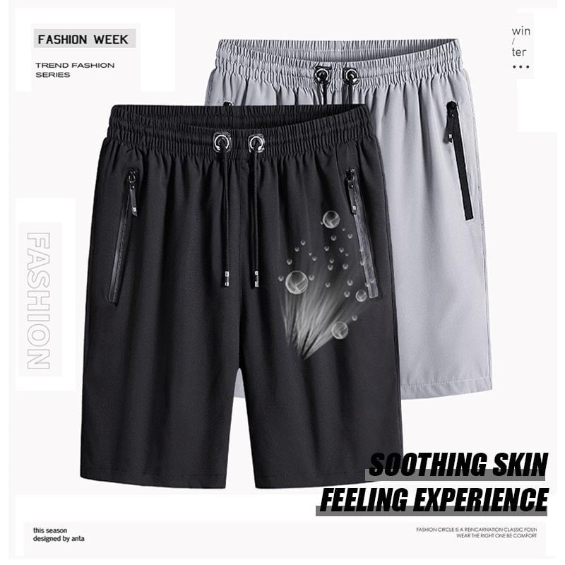 🩳❄️ 50% Rabatt!  Stretch Shorts aus Eisseide – Leicht, Kühl & Elastisch für Sommer & Freizeit