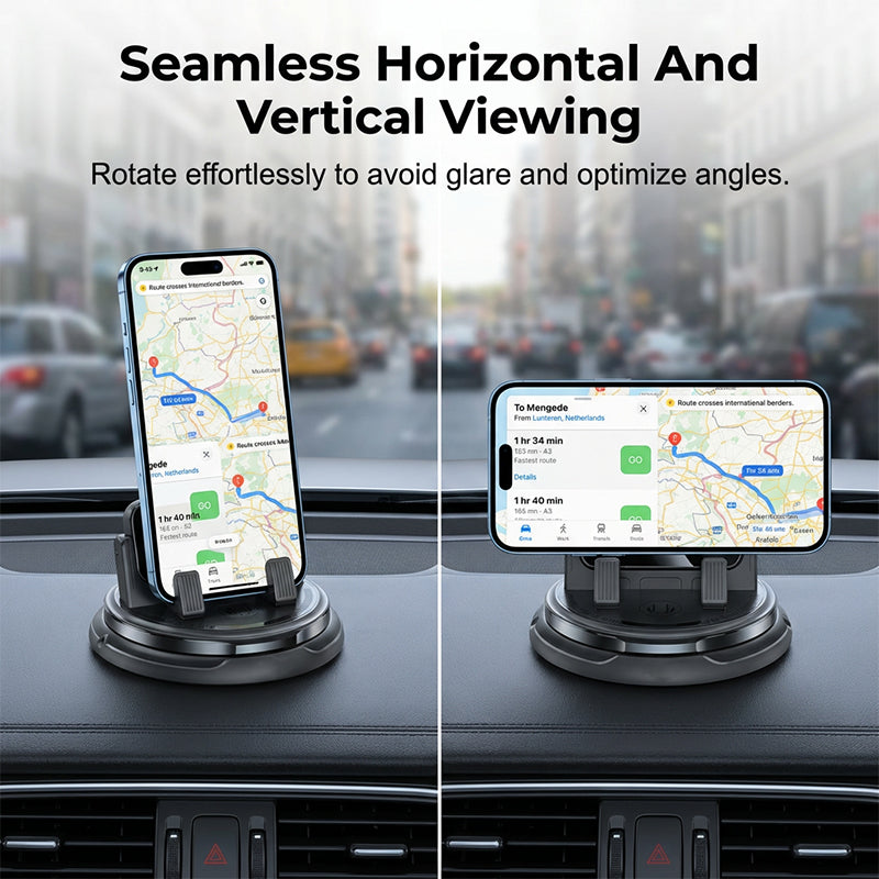 🚗 360° Rotation Handyhalter fürs Armaturenbrett – stabiler Halt, sichere Befestigung & perfekt für Navigation, Freisprechen & Streaming
