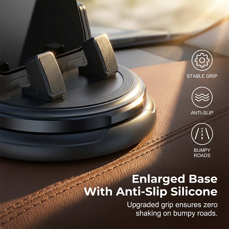 🚗 360° Rotation Handyhalter fürs Armaturenbrett – stabiler Halt, sichere Befestigung & perfekt für Navigation, Freisprechen & Streaming