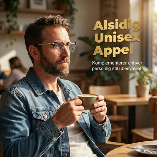 Stilvolle Unisex-Lesebrille mit halbem Rahmen