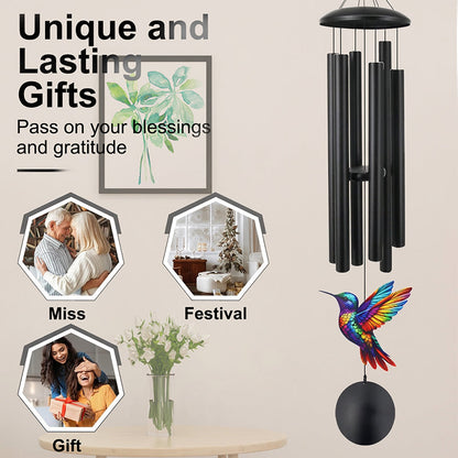 🕊️ 50% RABATT! 🔔 Vintage-Metall-Windspiel für den Garten – Als Gedenkklang, wetterfest & dekorativ – Ideal für Terrasse, Balkon & Ruhezonen – schafft eine beruhigende Atmosphäre 🌿✨