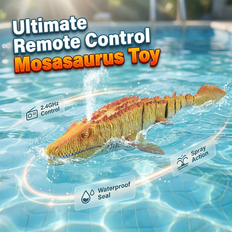 2,4-GHz-RC-Mosasaurus-Schwimmspielzeug mit Sprühfunktion