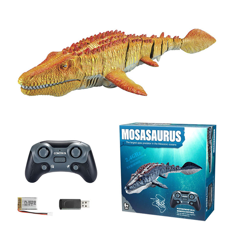 2,4-GHz-RC-Mosasaurus-Schwimmspielzeug mit Sprühfunktion