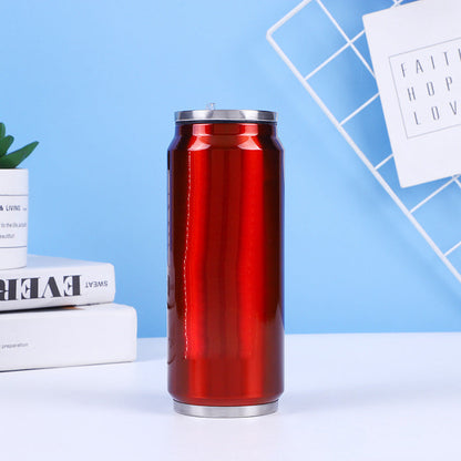 🥤Doppelwandiger, isolierter Becher aus Edelstahl in Form einer Cola-Dose
