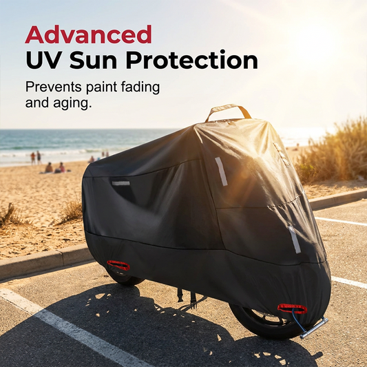 🏍️ Wetterfeste Motorradabdeckung – wasserdicht, UV-beständig & atmungsaktiv, ideal für Regen, Sonne & Staubschutz ☀️🌧️