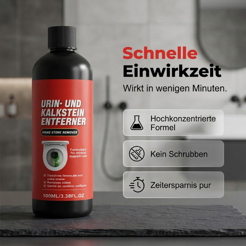 ❤️🔥 Kraftvoller Kalk- und Urinsteinlöser 🏠🚽 neutralisiert Gerüche, reinigt porentief, schützt Keramik vor Kratzern, wirkt sekundenschnell, ohne Schrubben