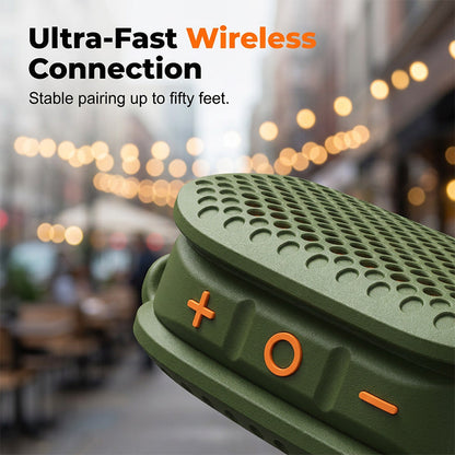 ⏳Begrenzte Zeit – 50% Rabatt⏰ Tragbarer Bluetooth-Lautsprecher mit TWS Stereo, IPX5 Wasserdicht, Mini Kabellos