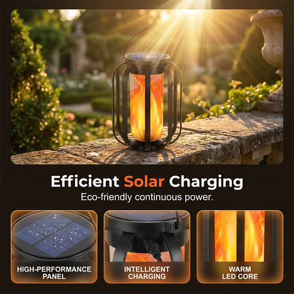🏮 LIMITIERTER 50% RABATT! Solar-Flammen-Laterne mit realistischem Flackereffekt – IP65 wasserfest, 8–12 Stunden Leuchtdauer, automatische Dämmerungsfunktion für Garten, Terrasse & Camping