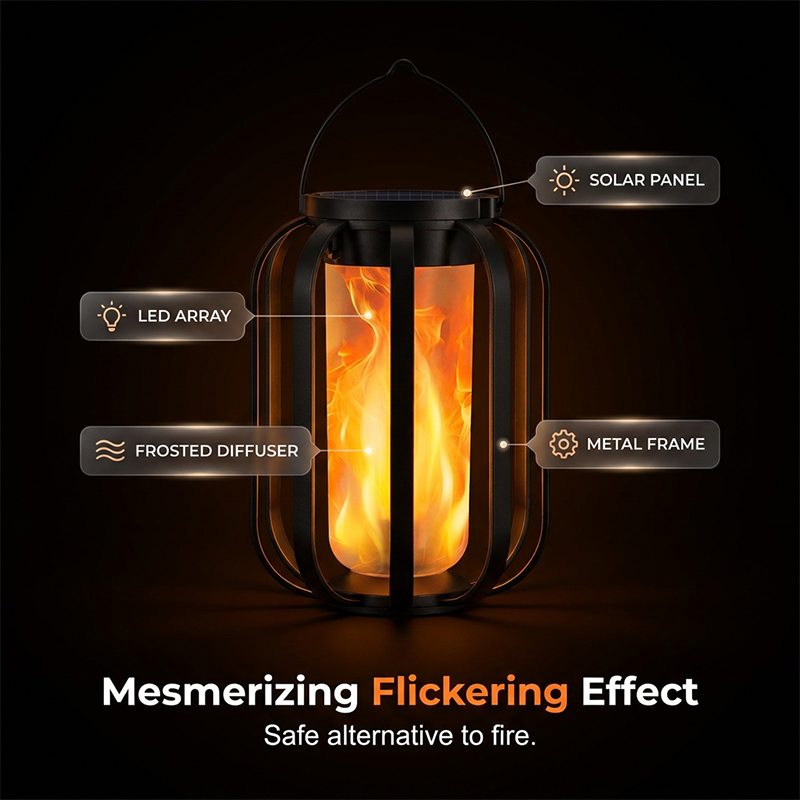 🏮 LIMITIERTER 50% RABATT! Solar-Flammen-Laterne mit realistischem Flackereffekt – IP65 wasserfest, 8–12 Stunden Leuchtdauer, automatische Dämmerungsfunktion für Garten, Terrasse & Camping