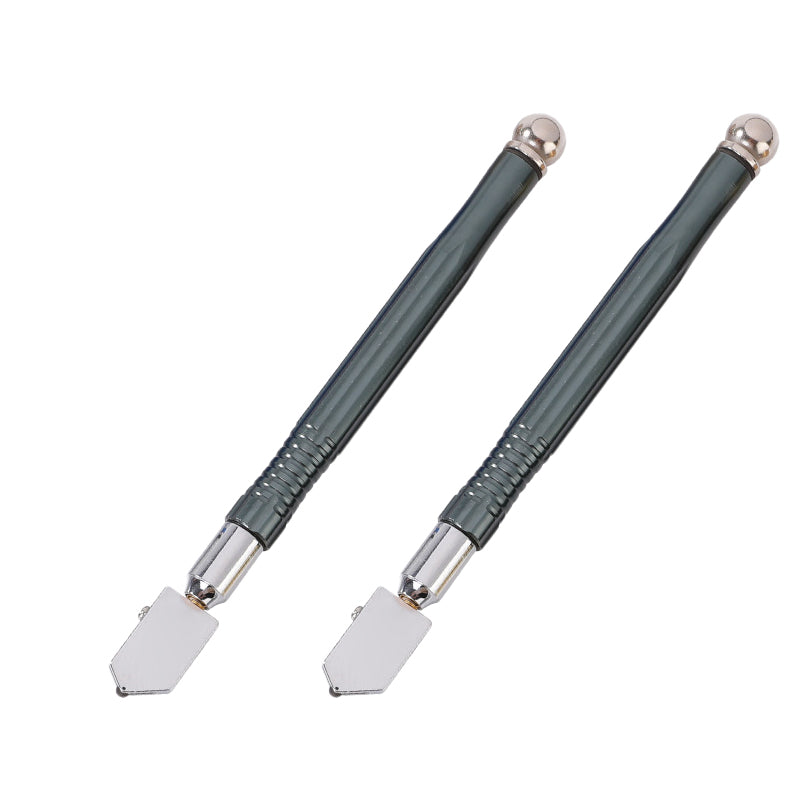 Professioneller Diamant-Glasschneider mit Griff aus Aluminiumlegierung und Rollenrad