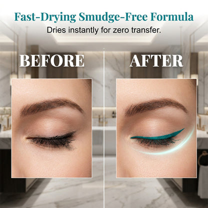 🔥 Letzter Tag! 50% Rabatt Wasserfester Flüssiger Eyeliner 💧 Schnelltrocknend & wischfest für langanhaltendes perfektes Augenmakeup
