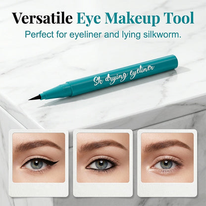 🔥 Letzter Tag! 50% Rabatt Wasserfester Flüssiger Eyeliner 💧 Schnelltrocknend & wischfest für langanhaltendes perfektes Augenmakeup